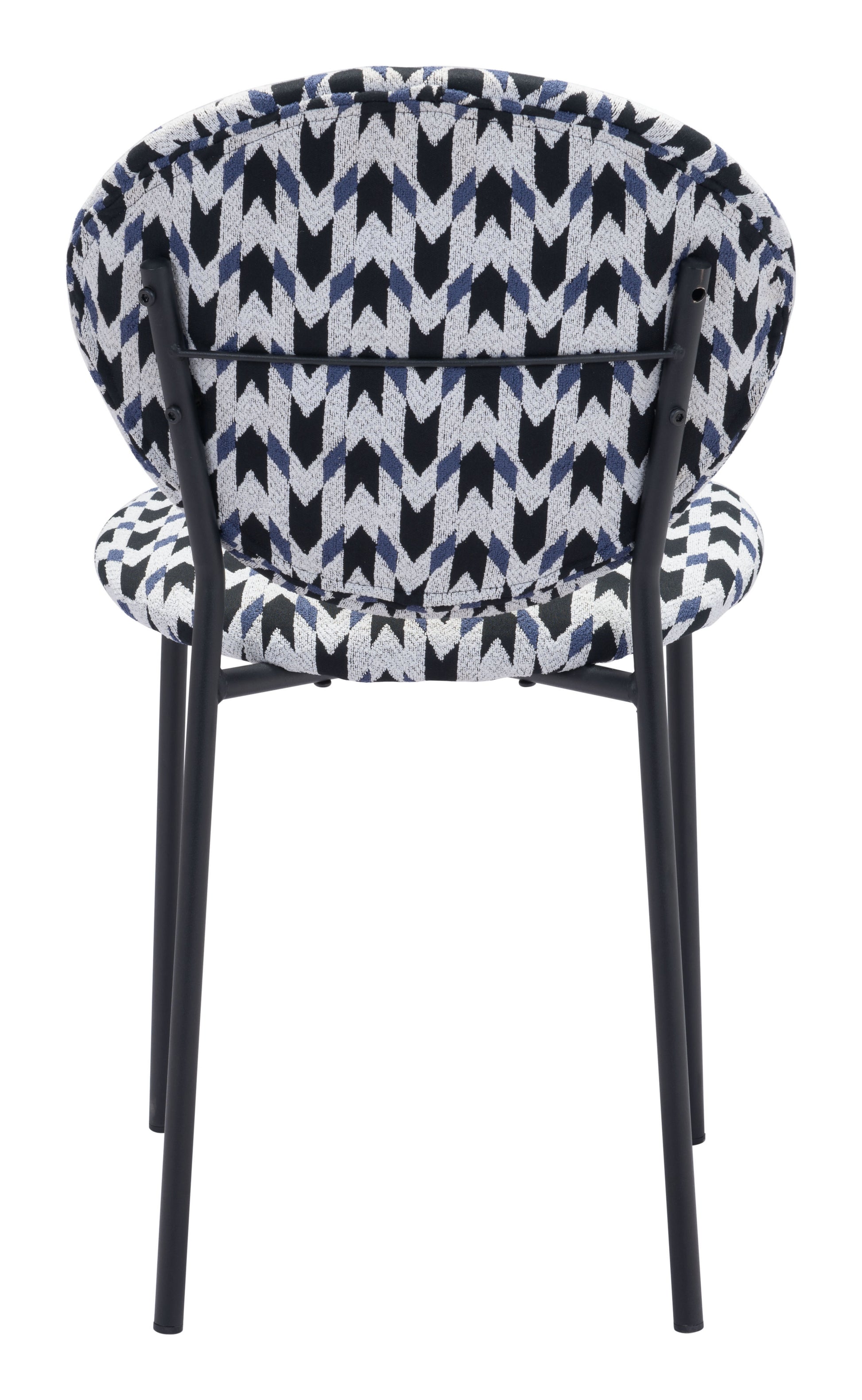 Clyde Dining Chair Geometric Print - Elite Maison