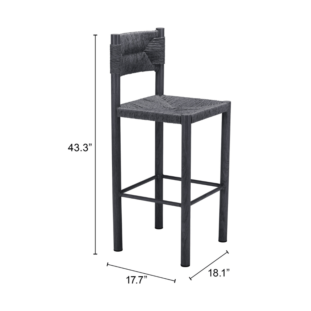 Iska Barstool Black - Set of 2