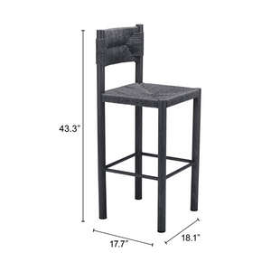Iska Barstool Black - Set of 2