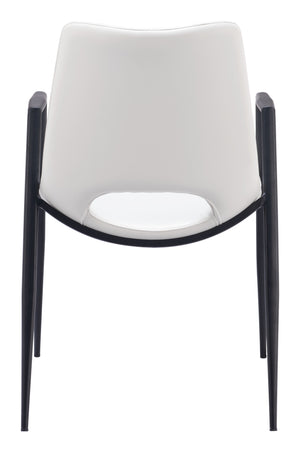 Desi Dining Chair White - Elite Maison