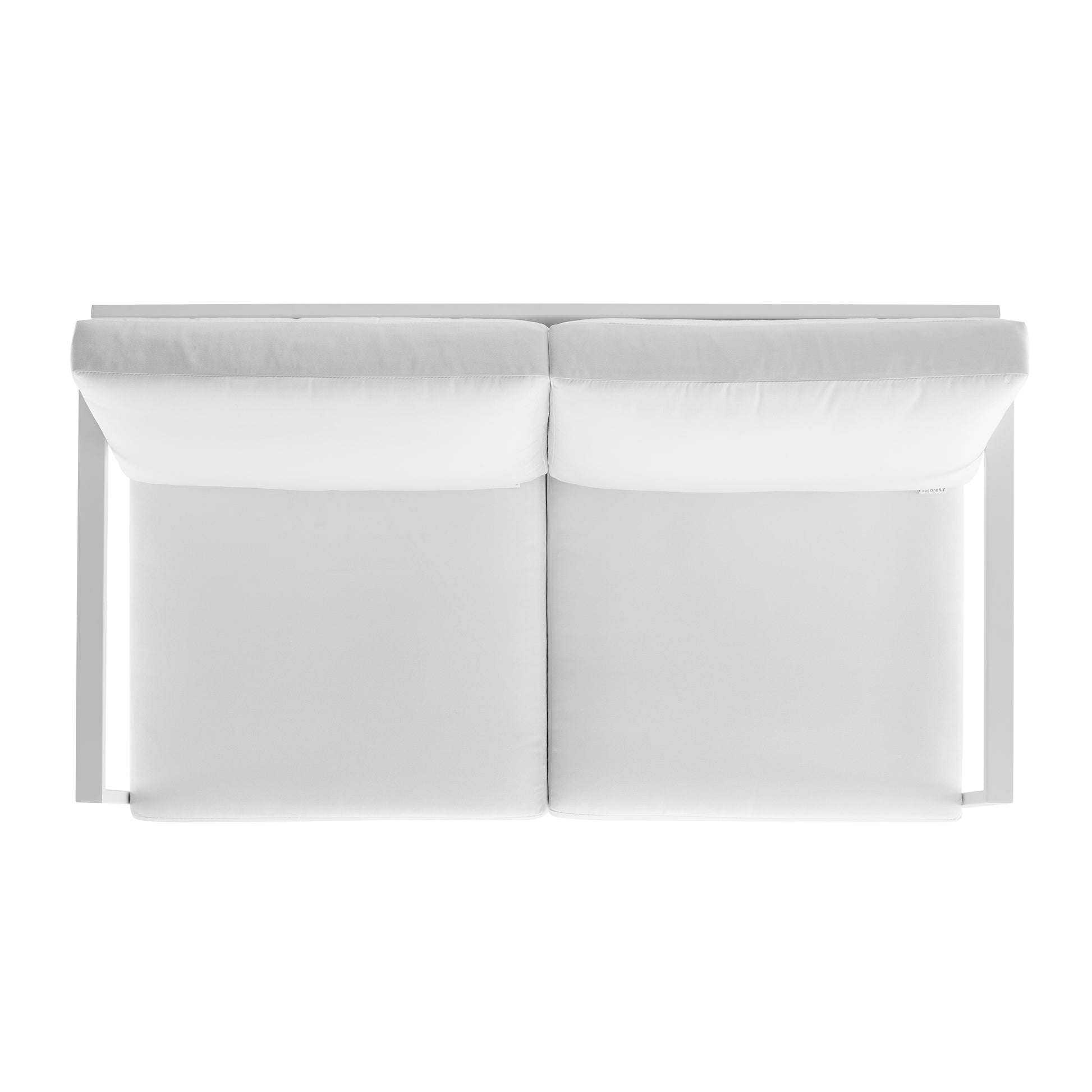 Alora Aluminum Natural Loveseat