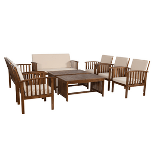 Kailani 8PC Outdoor Chat Set