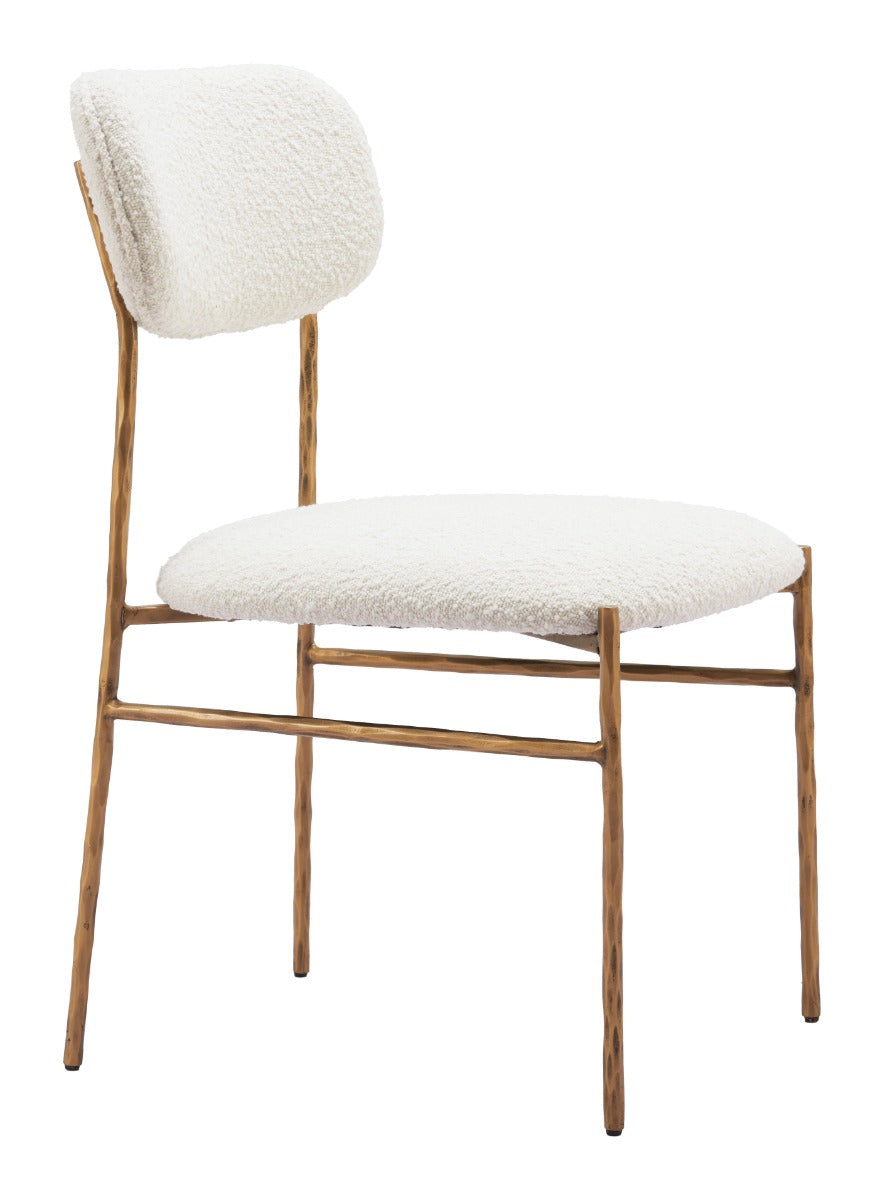 Sydhavnen Dining Chair Cream & Gold