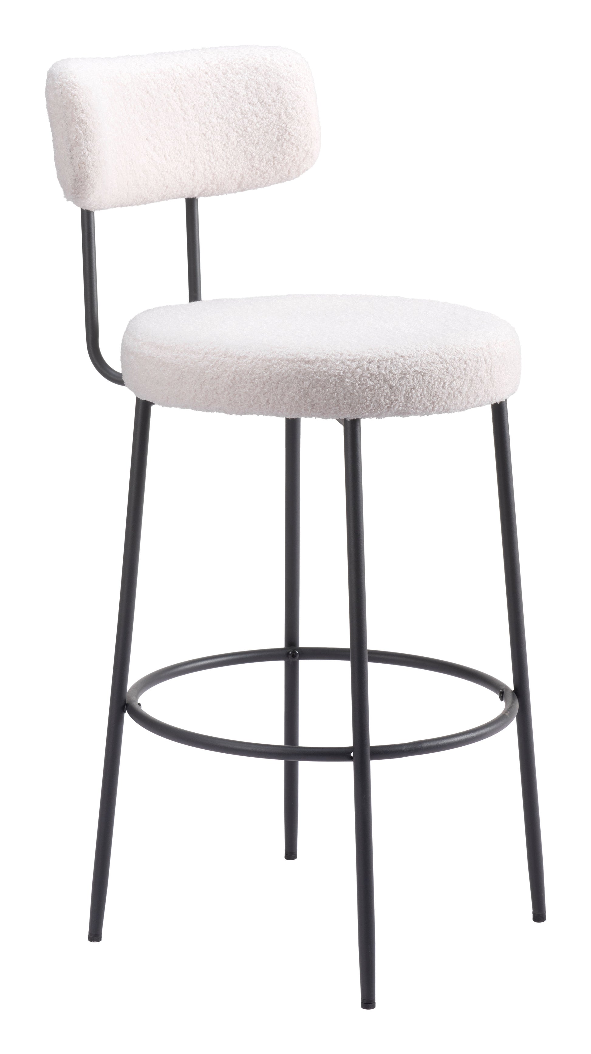 Blanca Barstool Ivory - Set of 2 - Elite Maison