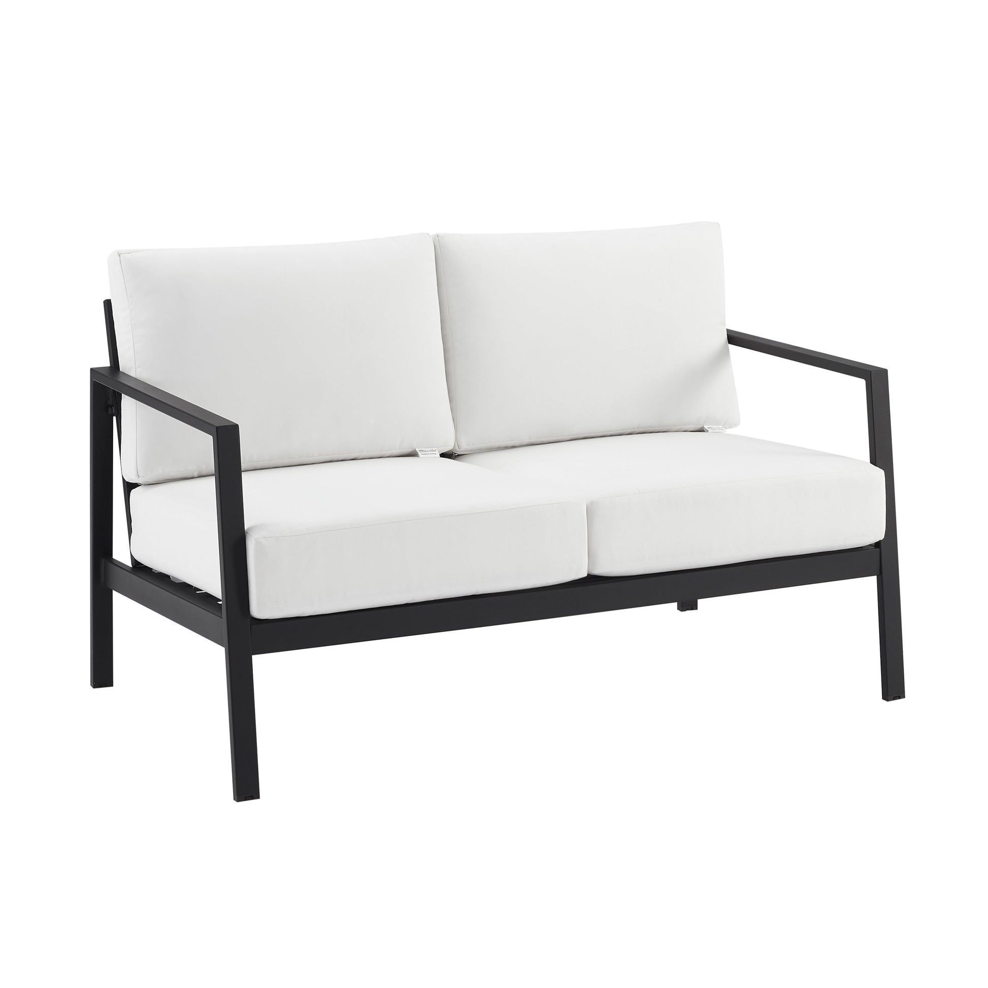 Alora Aluminum Natural Loveseat
