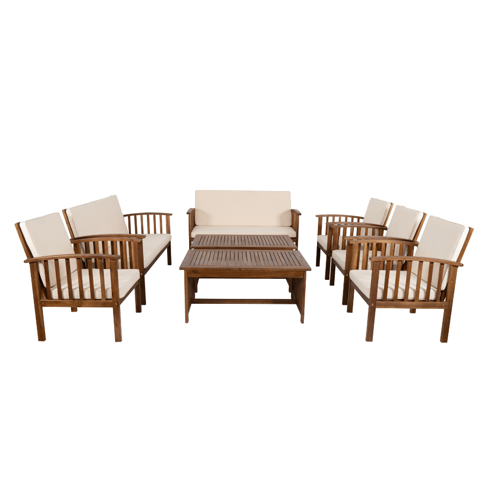 Kailani 8PC Outdoor Chat Set