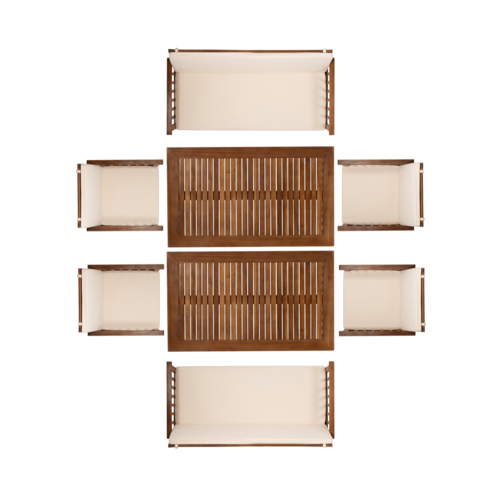 Kailani 8PC Outdoor Chat Set