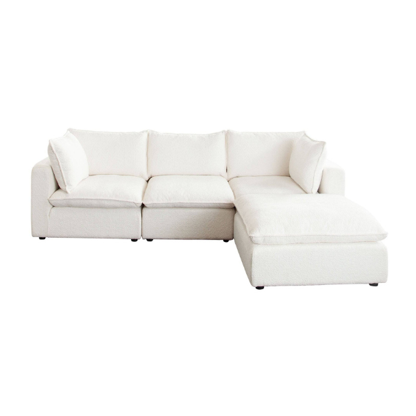 Ivy 4-Piece Reversible Modular Chaise Sectional