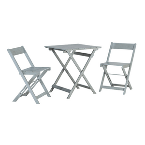 Nantucket Grey 3Pc Bistro Set