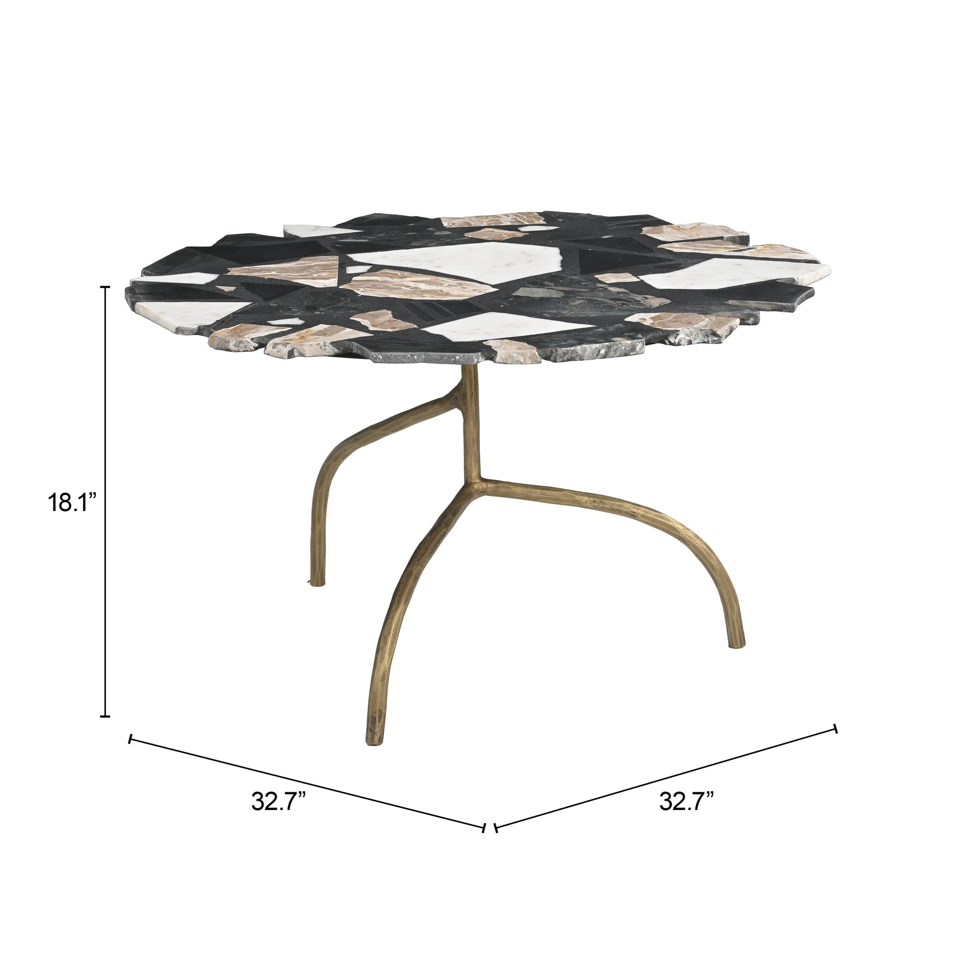 Baia Coffee Table Multicolor - Elite Maison