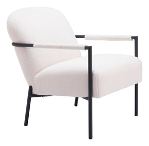 Chicago Accent Chair Ivory - Elite Maison