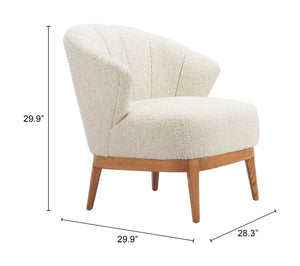 Leque Accent Chair Tawny Beige - Elite Maison