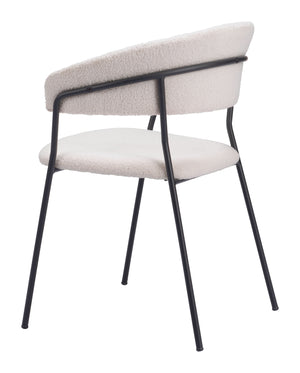 Josephine Dining Chair Cream - Set of 2 - Elite Maison