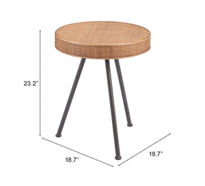 Stuart Side Table Natural - Elite Maison