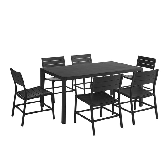 Alora Aluminum 7 PC Dining Set