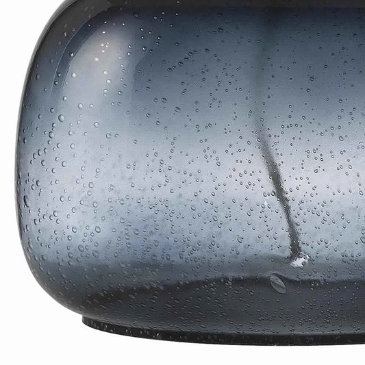 Deep Sea Sphere Lamp by Benzara featuring a spherical design with ocean-inspired details, perfect for ambient lighting.