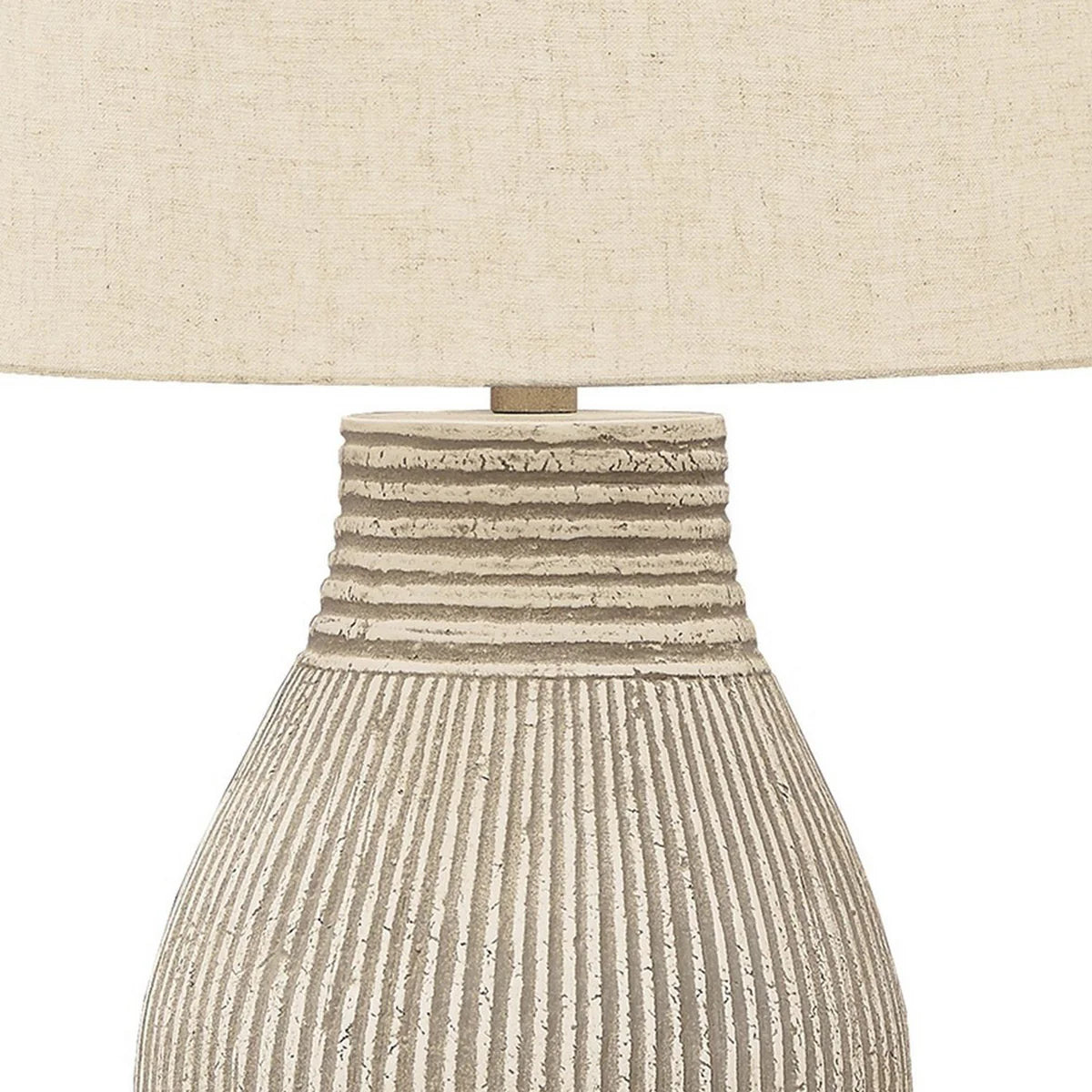 Papyrus Ribbed Table Lamp
