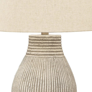 Papyrus Ribbed Table Lamp
