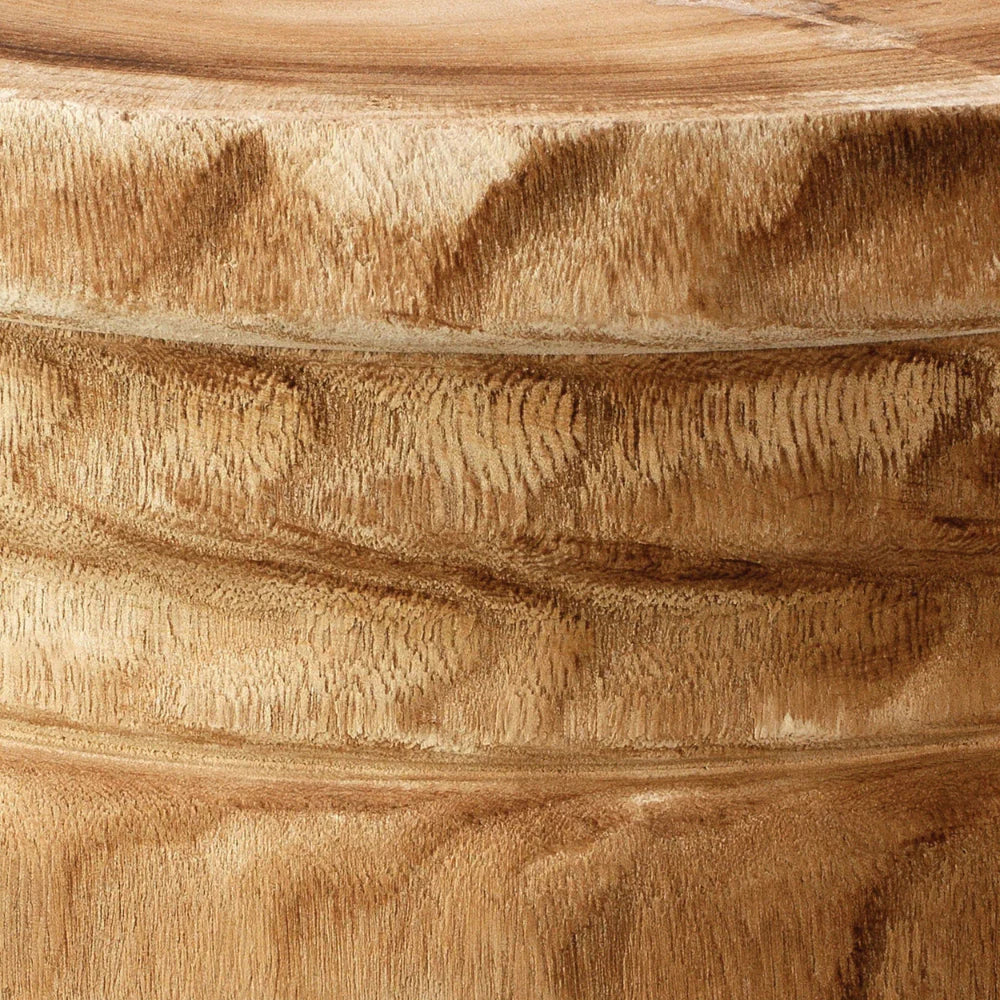 Paulownia Wood Stool Table - Elite Maison