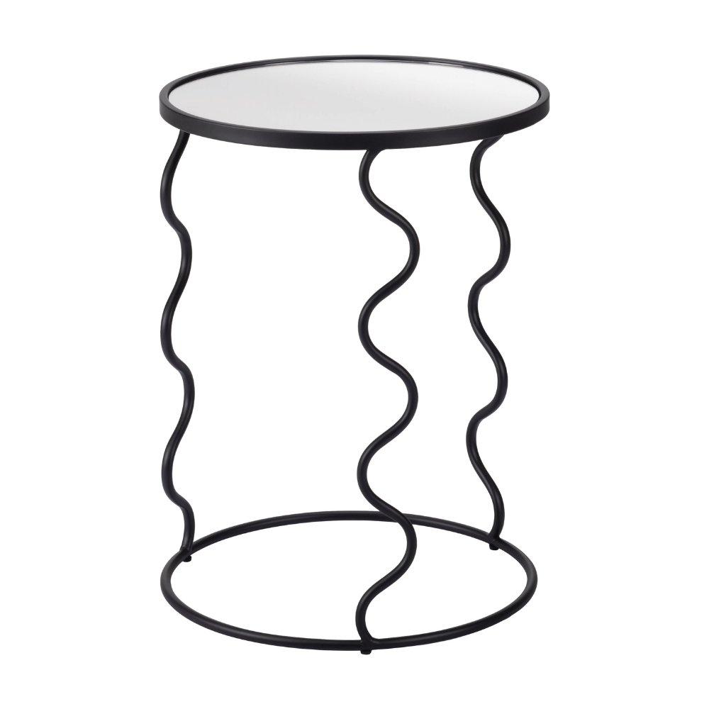 Bastia Side Table Black - Elite Maison