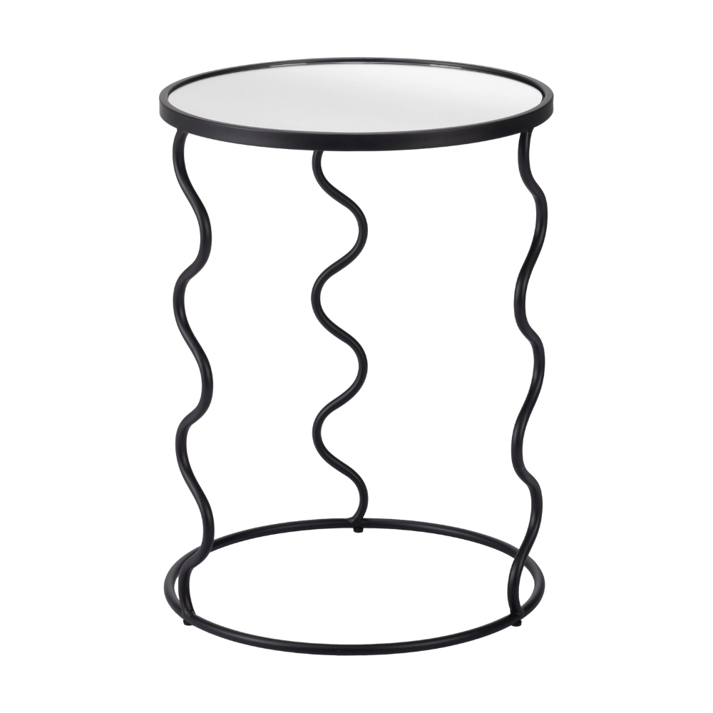 Bastia Side Table Black - Elite Maison
