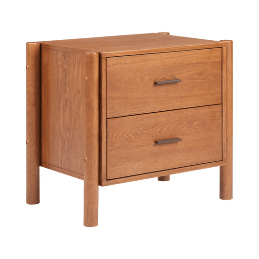 Beleza Nightstand Walnut - Elite Maison