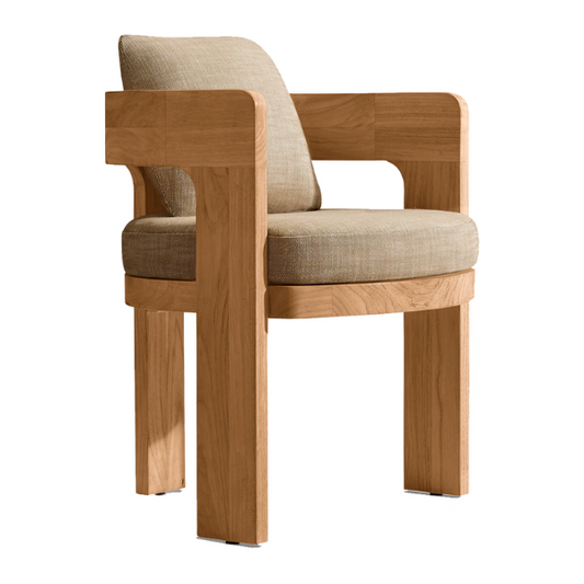 Bront Teak Outdoor Dining Armchair