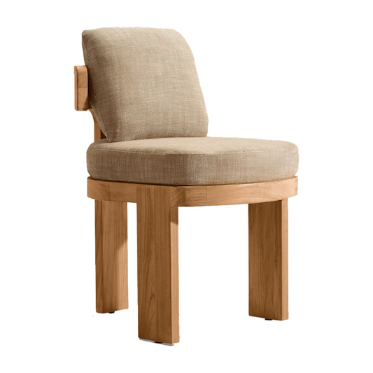 Bront Teak Outdoor Dining Side Chair