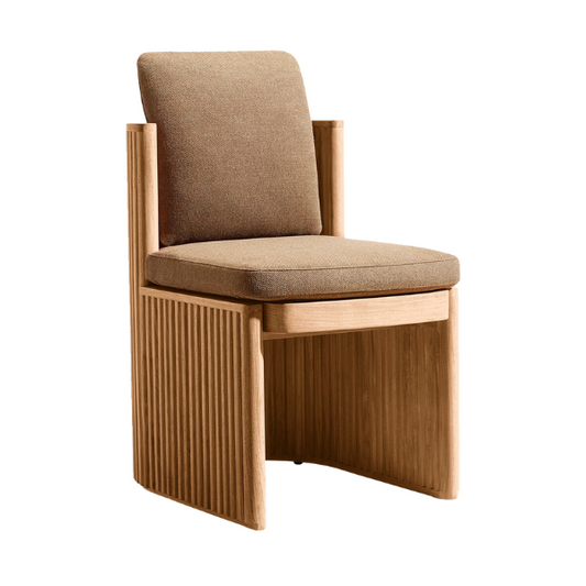 Antony Teak Open-Base Outdoor Dining Side Chair