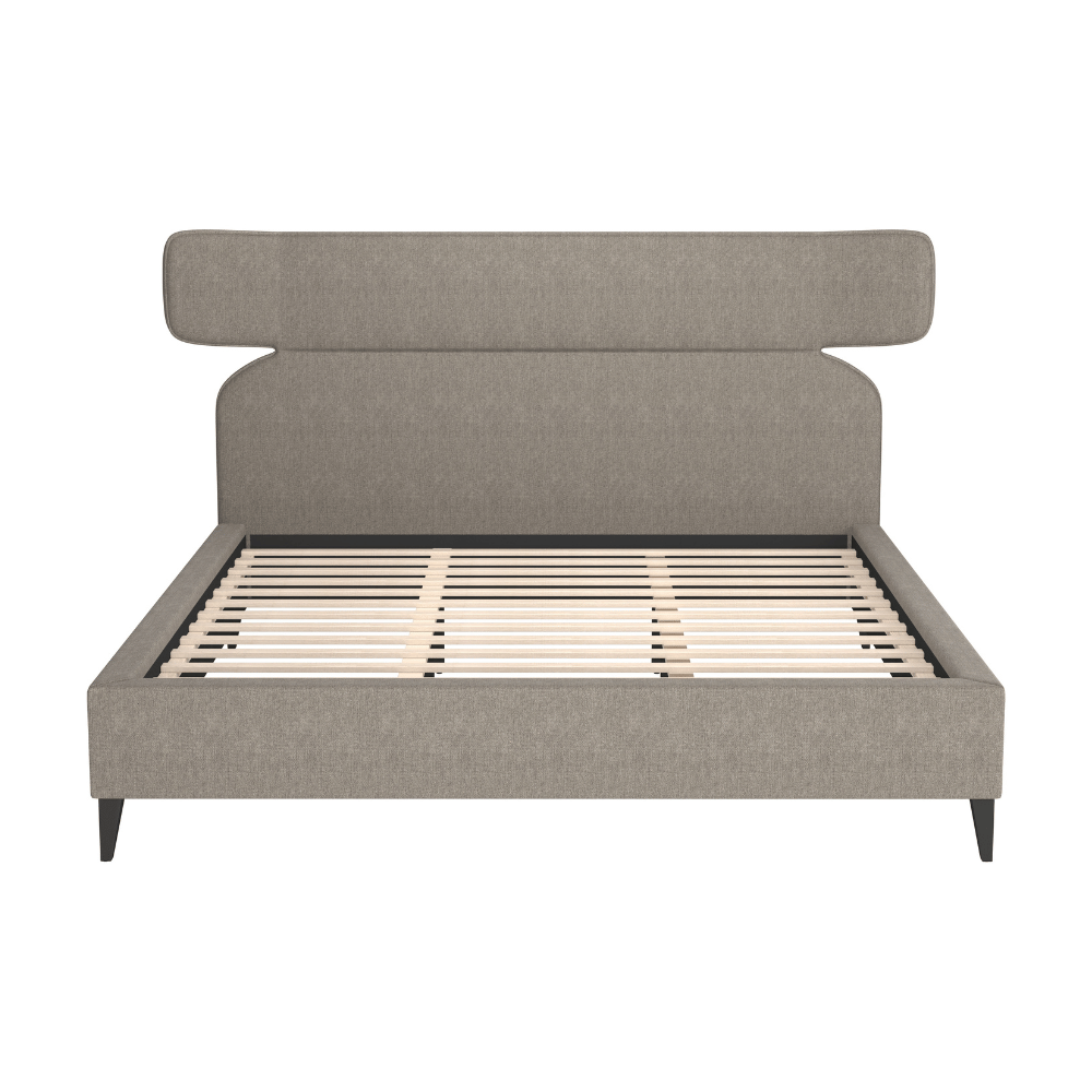 Dusa King Bed Olive Brown - Elite Maison
