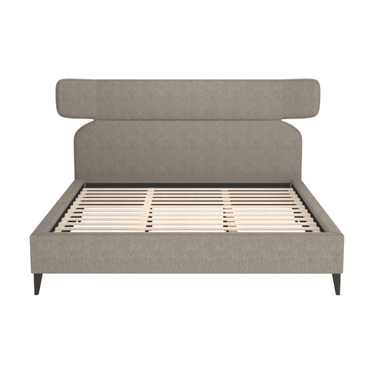 Dusa King Bed Olive Brown - Elite Maison