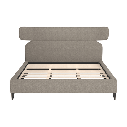 Dusa King Bed Olive Brown - Elite Maison
