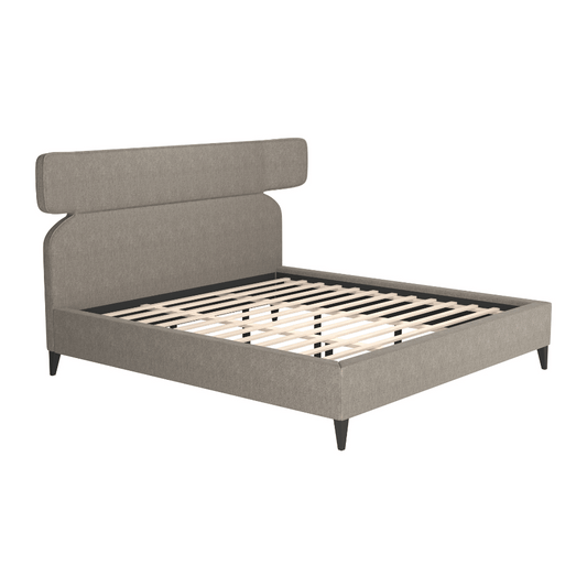 Dusa King Bed Olive Brown - Elite Maison
