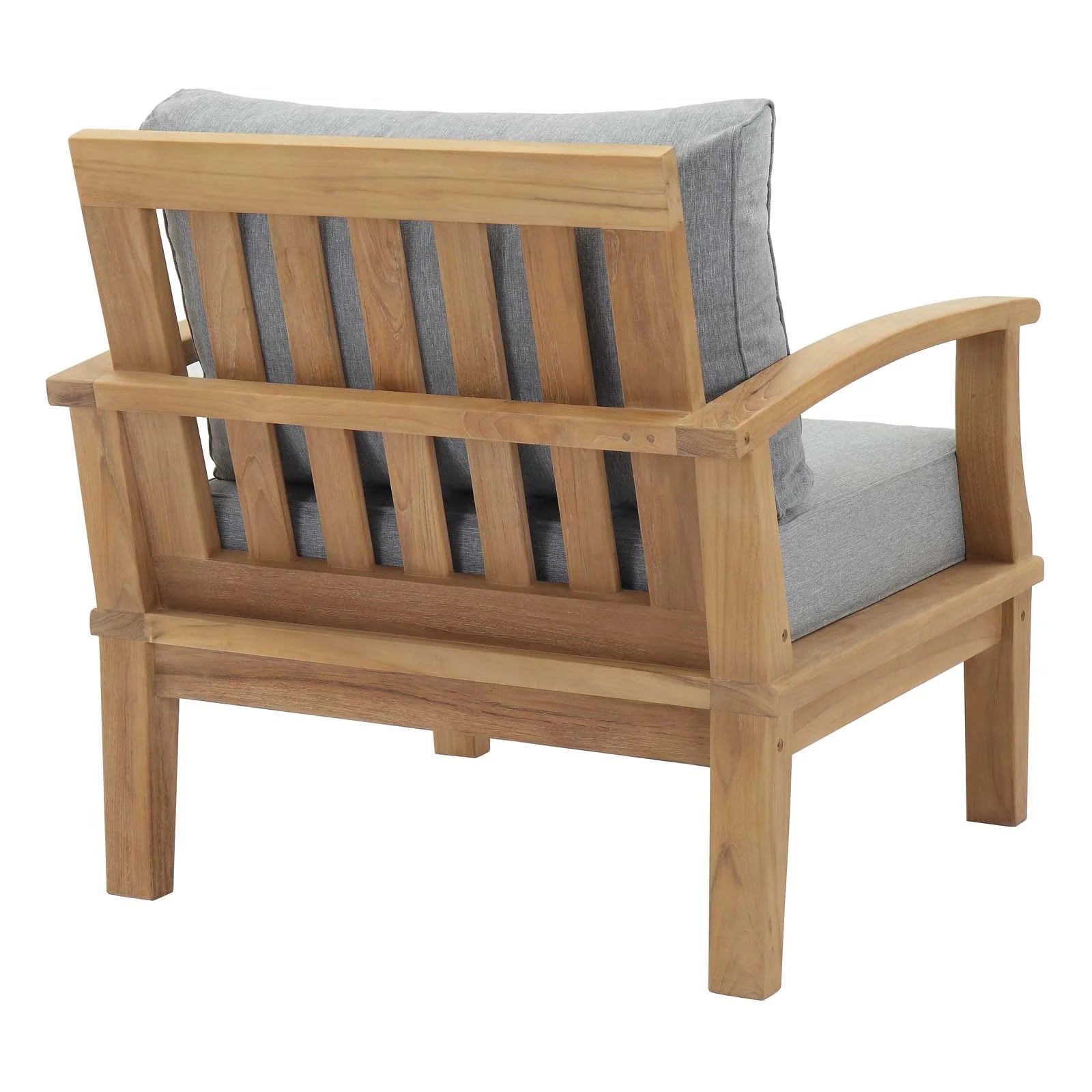 Marina Outdoor Patio Teak Armchair - Elite Maison