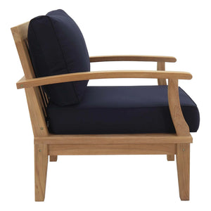 Marina Outdoor Patio Teak Armchair - Elite Maison