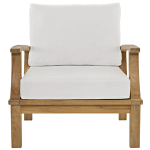 Marina Outdoor Patio Teak Armchair - Elite Maison