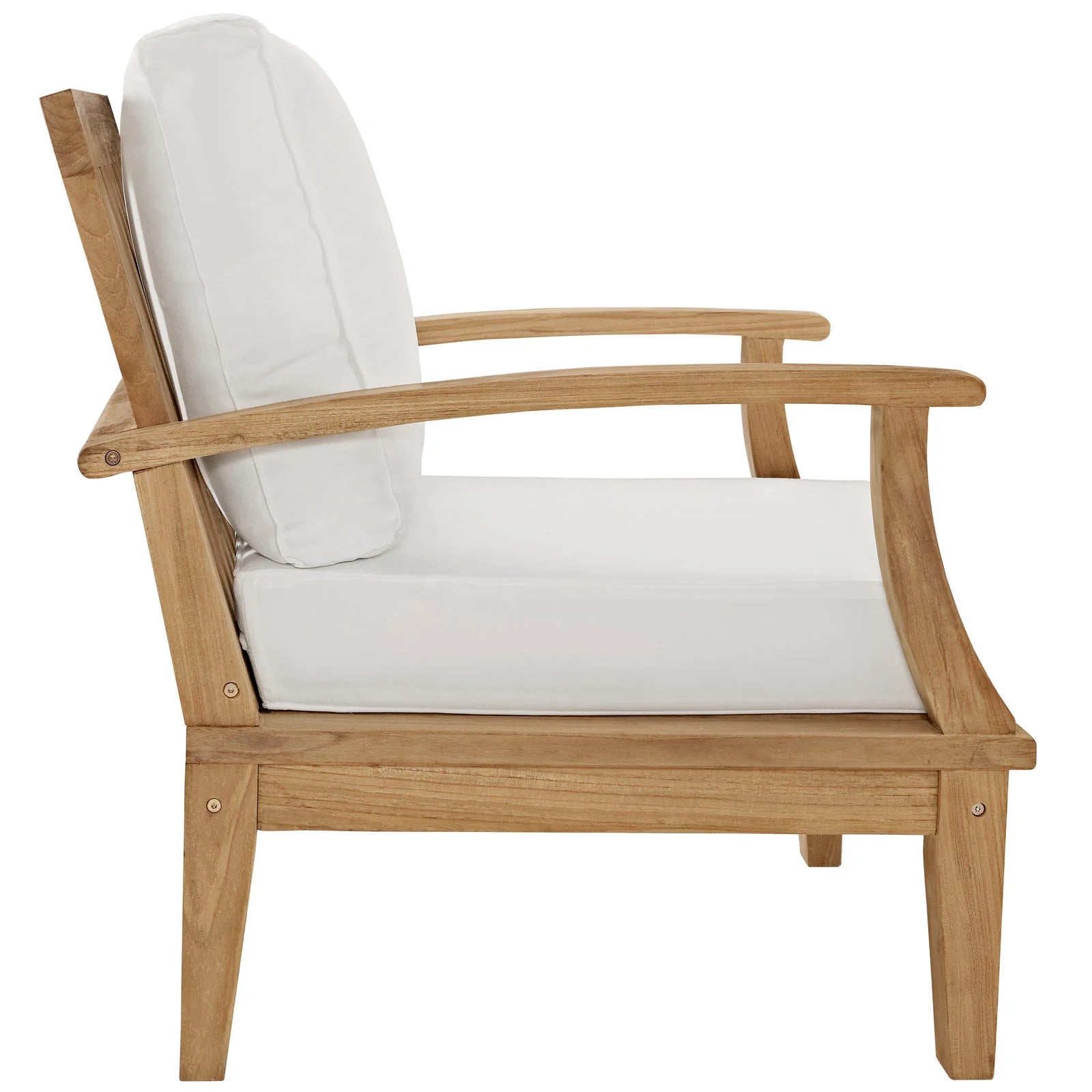 Marina Outdoor Patio Teak Armchair - Elite Maison