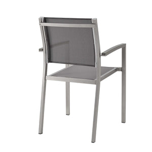 Shore Outdoor Patio Aluminum Dining Chair - Elite Maison