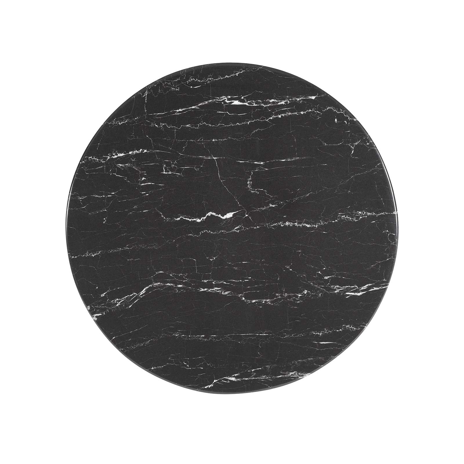 Lippa 28" Round Artificial Marble Bar Table - Elite Maison