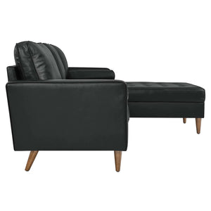 Valour Leather Sectional Sofa - Elite Maison