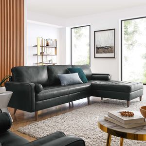 Valour Leather Sectional Sofa - Elite Maison