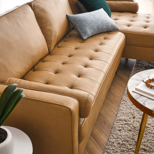 Valour Leather Sectional Sofa - Elite Maison