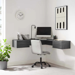 Render Wall Mount Corner Office Desk