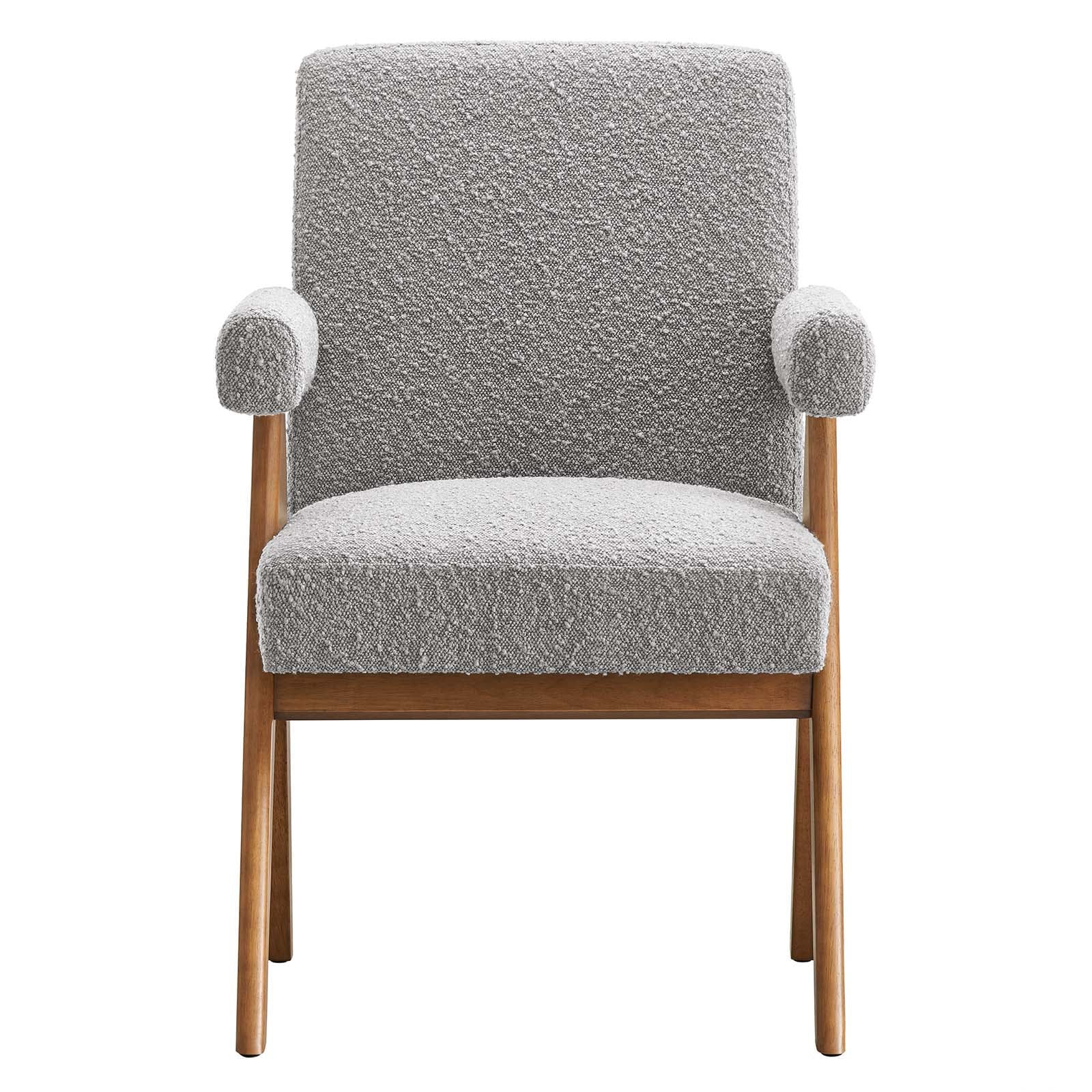 Lyra Boucle Fabric Dining Room Chair - Set of 2 - Elite Maison