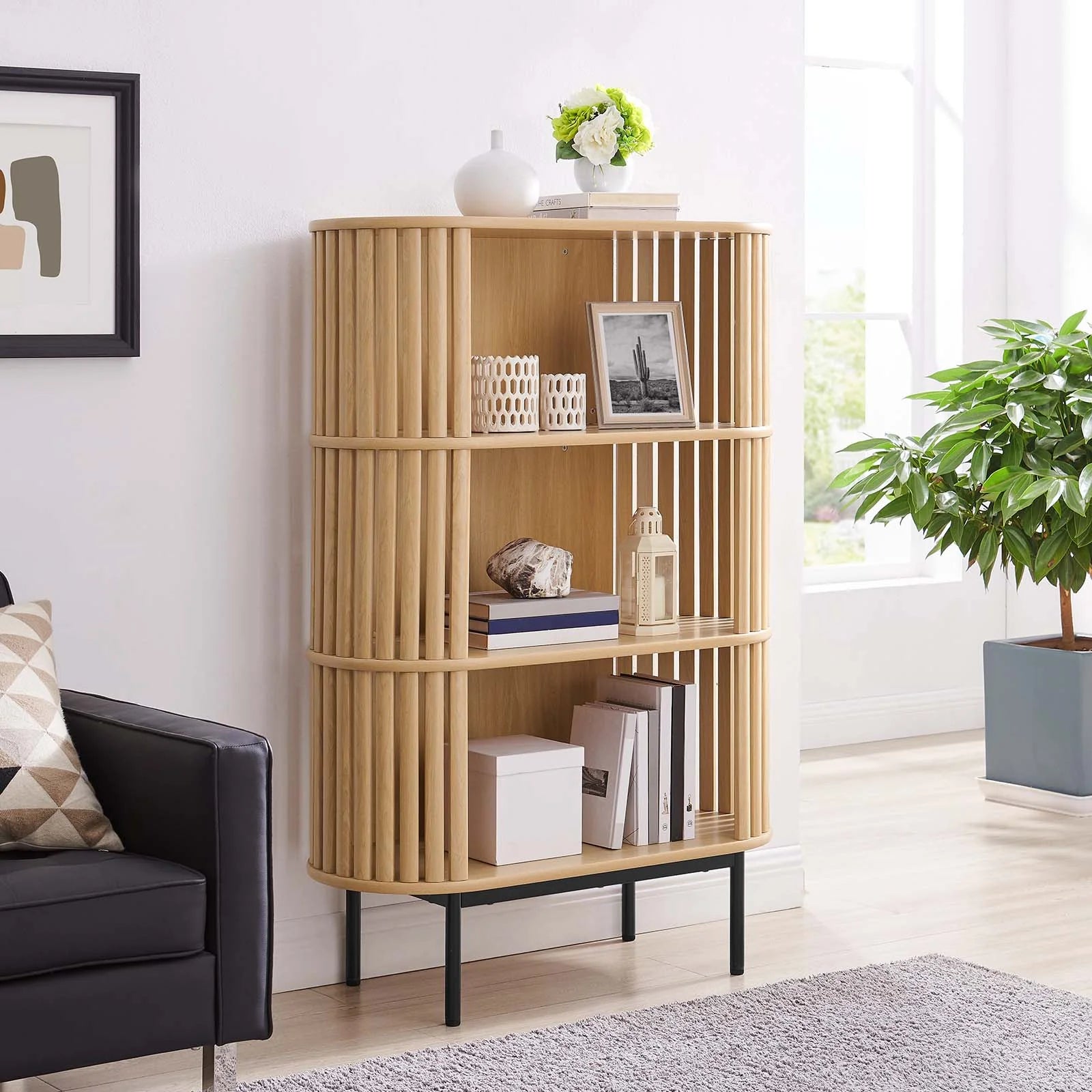 Fortitude Three Tier Display Cabinet - Elite Maison