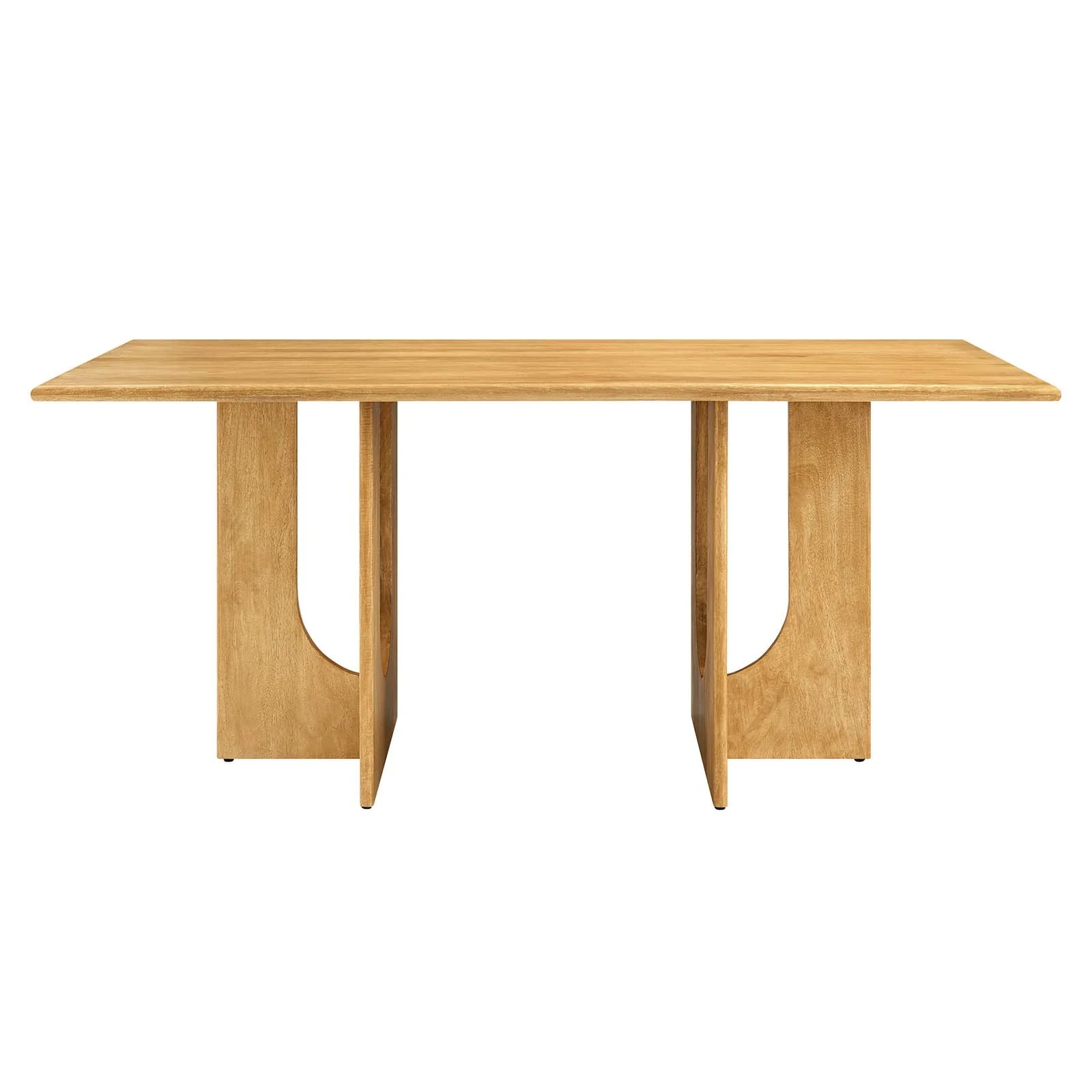 Rivian Rectangular 70" Wood Dining Table - Elite Maison