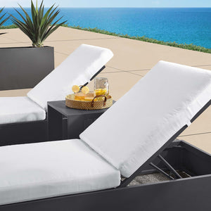 Tahoe Outdoor Patio Powder-Coated Aluminum 3-Piece Chaise Lounge Set - Elite Maison