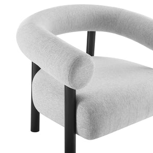 Sable Upholstered Fabric Armchair - Elite Maison