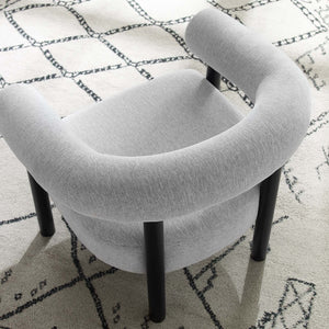 Sable Upholstered Fabric Armchair - Elite Maison