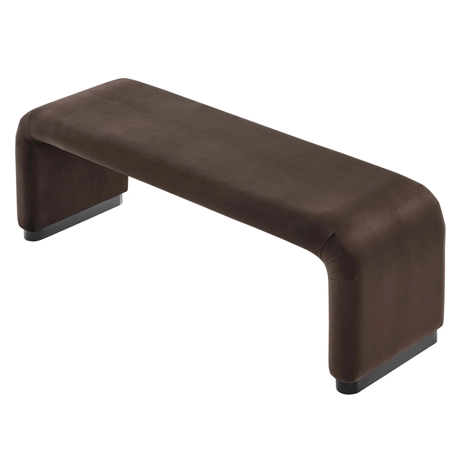 Koda Performance Velvet Waterfall Long Bench - Elite Maison